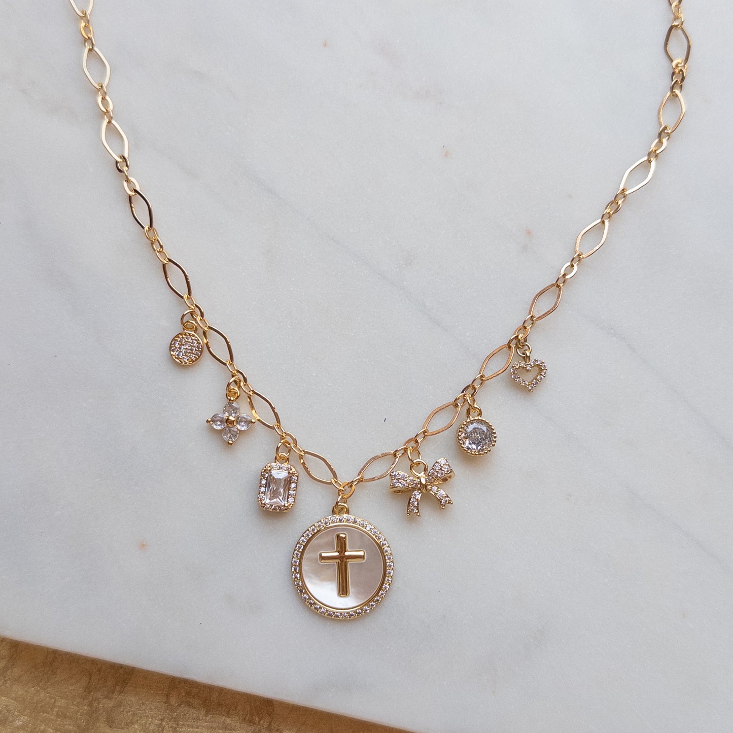 O’Lolly CZ Charm Necklace S13